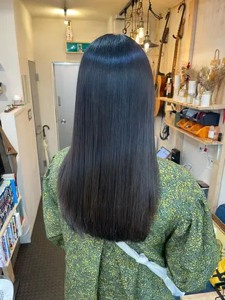 ロング カラー SUN GLOW  サングロウ所属・水素トリートメント／ 髪質改善/ナカノメのヘアスタイル