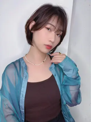 ショート ORO千里山店所属・西村 涼のヘアスタイル