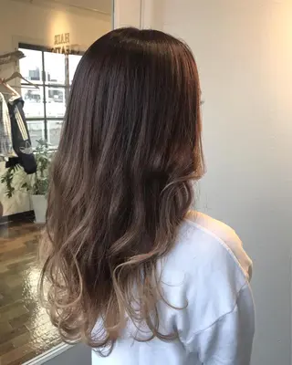 セミロング カラー 大嶋 宏隆のヘアスタイル