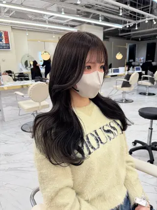 カラー 韓国ヘア🇰🇷艶 カラー/sakuraのヘアスタイル