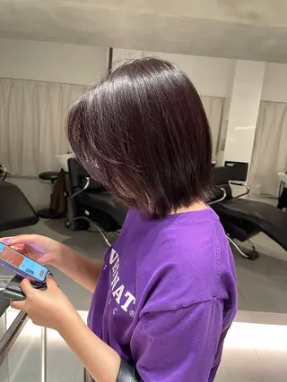 ミディアム ラベンダー/レイヤー スタイル🤎mamiのヘアスタイル