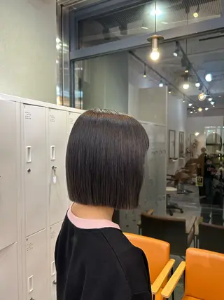 ショート 切りっぱなしボブ♡ Chiharuのヘアスタイル