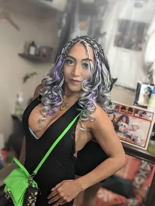 ヘアアレンジ パーマ scamp ★のヘアスタイル