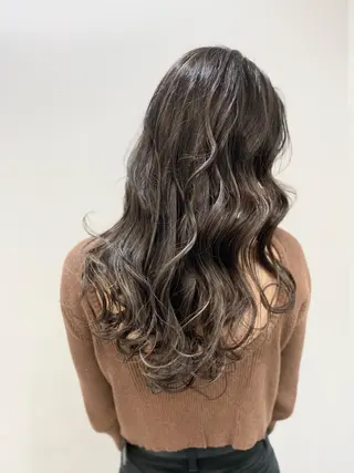 ロング カラー opus 店長大和 レイヤー/赤み消しのヘアスタイル