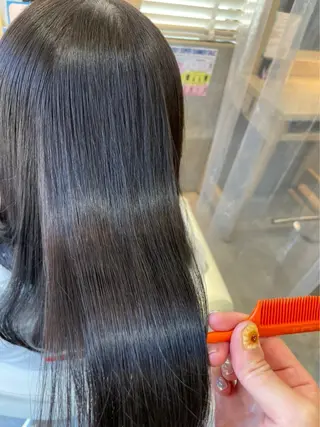 セミロング カラー 髪質改善&トリートメント Loops鷺沼店所属・🌷髪質改善/ 落合 咲弥🌷のヘアスタイル