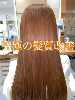 ロング 髪質改善/縮毛矯正 /ブリーチ矯正/岡部のヘアスタイル