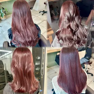 セミロング カラー ブリーチなし/レイヤ ー特化🌈Tommyのヘアスタイル