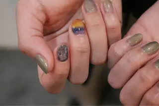 ネイル 大阪/堀江ニュアンス WAKABAのネイルデザイン