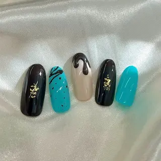 ネイル ⭐︎休業中の練習⭐︎ JNA認定講師髙橋のネイルデザイン
