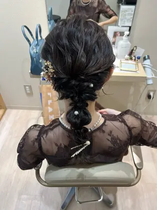 セミロング mina .のヘアスタイル