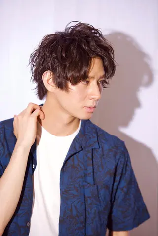 パーマ メンズ 韓国風カット/ 髪質改善 黒崎のヘアスタイル