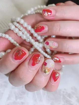 カラー ネイル CrealaLuce 岩国店のネイルデザイン