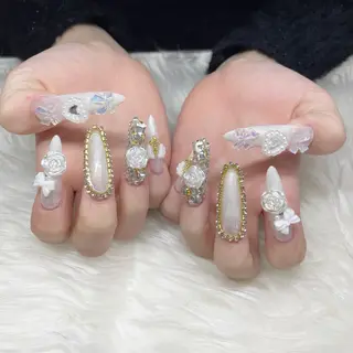 ロング see love gritterのネイルデザイン