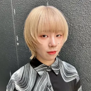 ショート カラー 【海外風カラー】 DEAN/YUYAのヘアスタイル