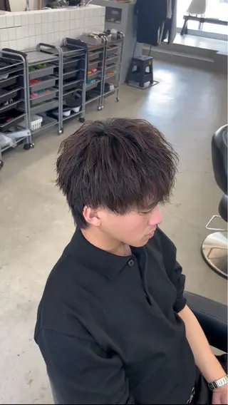 ショート パーマ メンズ なりたひろと / メンズパーマのヘアスタイル