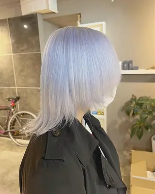 ミディアム カラー daiki 原宿のヘアスタイル