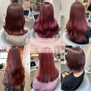 ロング カラー 新宿/韓国ヘア 中明度カラー/かやのヘアスタイル