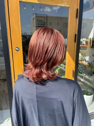 ミディアム キノシタ ナオユキのヘアスタイル