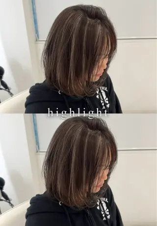 カラー rina/無料 レイヤーカット/上野のヘアスタイル