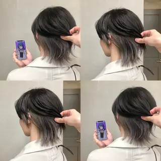 ショート カラー 推しカラー✨ オタク美容師ユウカのヘアスタイル