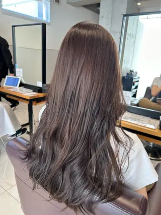 ロング カラー にった みずきのヘアスタイル