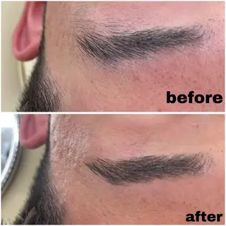 メンズ アイブロウ BEAUTYGENE AKARIのマツエク・マツパデザイン