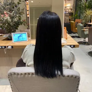 ロング カラー 透明感カラー🌈 菊池 結衣のヘアスタイル