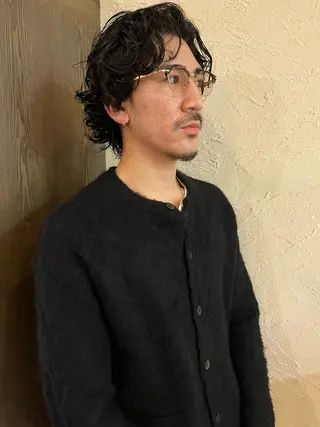 パーマ メンズ そね こまちのヘアスタイル