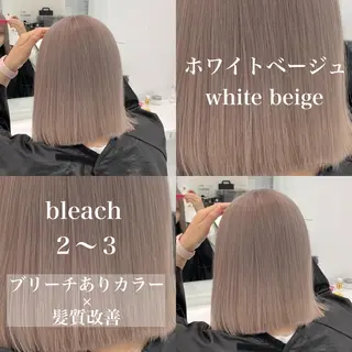 ロング カラー ️💕淡いハイトーン 💕︎︎ひかるのヘアスタイル