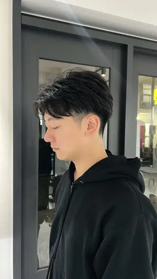 メンズ option所属・三浦千裕 メンズカットのヘアスタイル