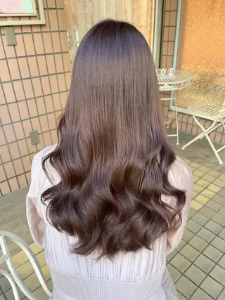 ロング カラー 髪質改善カラー☆ ヘアアレンジmiyuのヘアスタイル