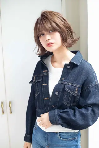 ミディアム 髪質改善縮毛矯正 リピートNo.1米倉のヘアスタイル