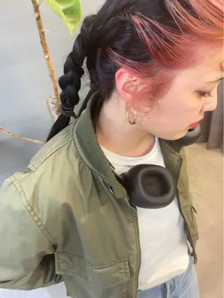 カラー ヘアアレンジ RIO 福岡美容師のヘアスタイル