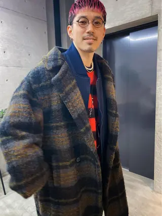 カラー ヘアアレンジ メンズ son hair HIROEのヘアスタイル