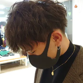 ショート パーマ 髪質改善/ブリーチ 田代 龍我のヘアスタイル