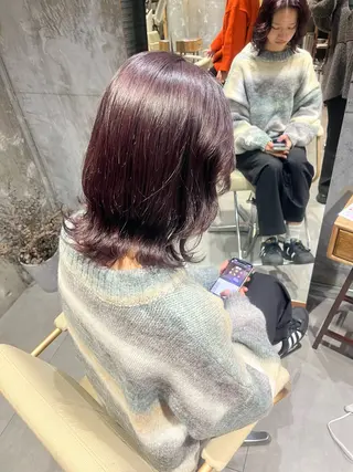 ショート カラー かわにし ひなた🐰のヘアスタイル