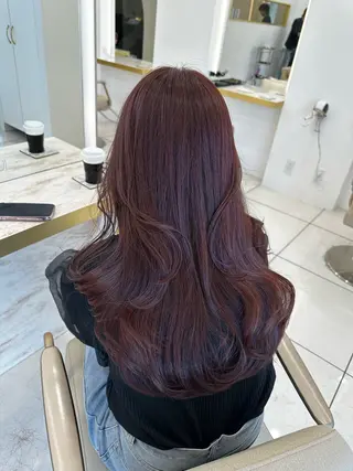 ロング カラー 三尾 拓優のヘアスタイル