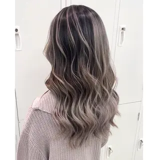 ロング カラー 奥山義進/大宮 /ダブルカラーのヘアスタイル