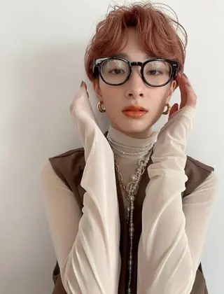 カラー yoshino /ナチュラル縮毛のヘアスタイル