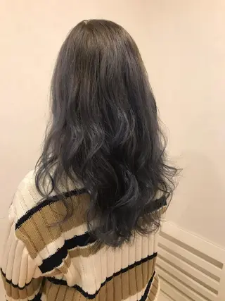 ロング カラー sharesalon セキケイタのヘアスタイル