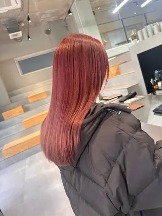 ロング カラー 染谷 遥花のヘアスタイル