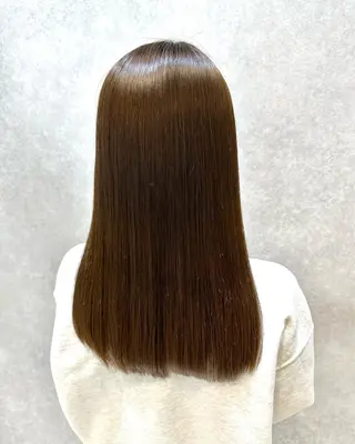 ロング 🔸縮毛矯正/髪質 改善カラー石崎🔸のヘアスタイル