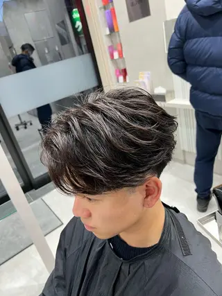 パーマ メンズ SENA 再現性 パーマと縮毛矯正のヘアスタイル