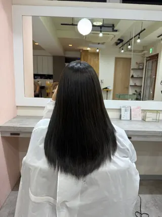 ロング カラー 透明感カラー ももかのヘアスタイル