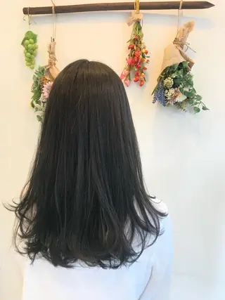 ロング カラー 西 めぐみのヘアスタイル