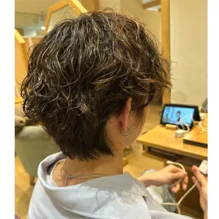 パーマ メンズ 碓氷和叶/ストレート 、パーマモデル募集中のヘアスタイル