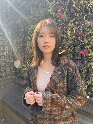 ミディアム La fith hair rond 立川店所属・kyosuke 透明感カラーのヘアスタイル