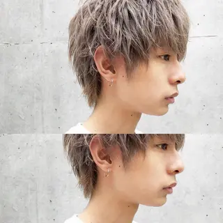 カラー メンズ BABY 艶髪暗髪ヘア💖達人のヘアスタイル