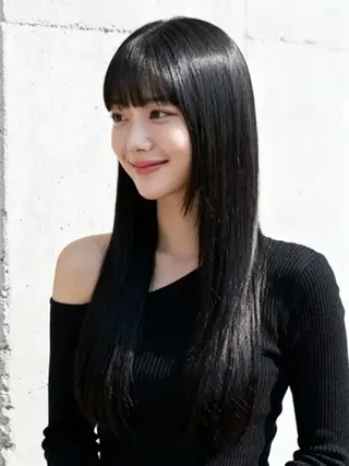 セミロング カラー 韓国レイヤーカット 🫧大阪梅田レイヤーのヘアスタイル