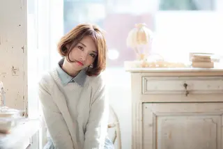 ミディアム カラー パーマ ヘアアレンジ メンズ ネイル マツエク・マツパ premier modelsのヘアスタイル